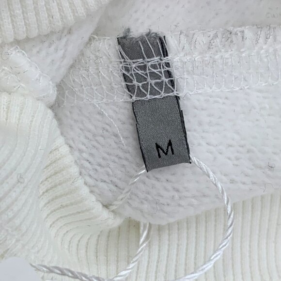 Dior White Embroidered Logo Cotton Long-Sleeved Round-Neck Sweatshirt M - Picture 5 of 8